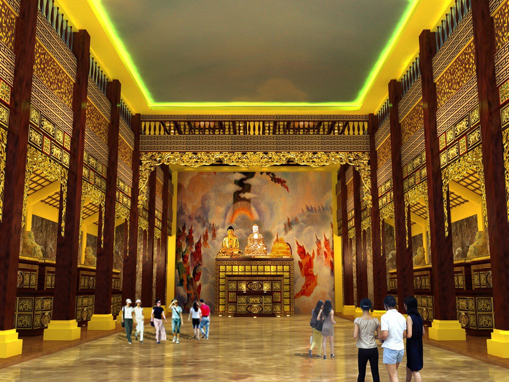 Nội thất đền thờ