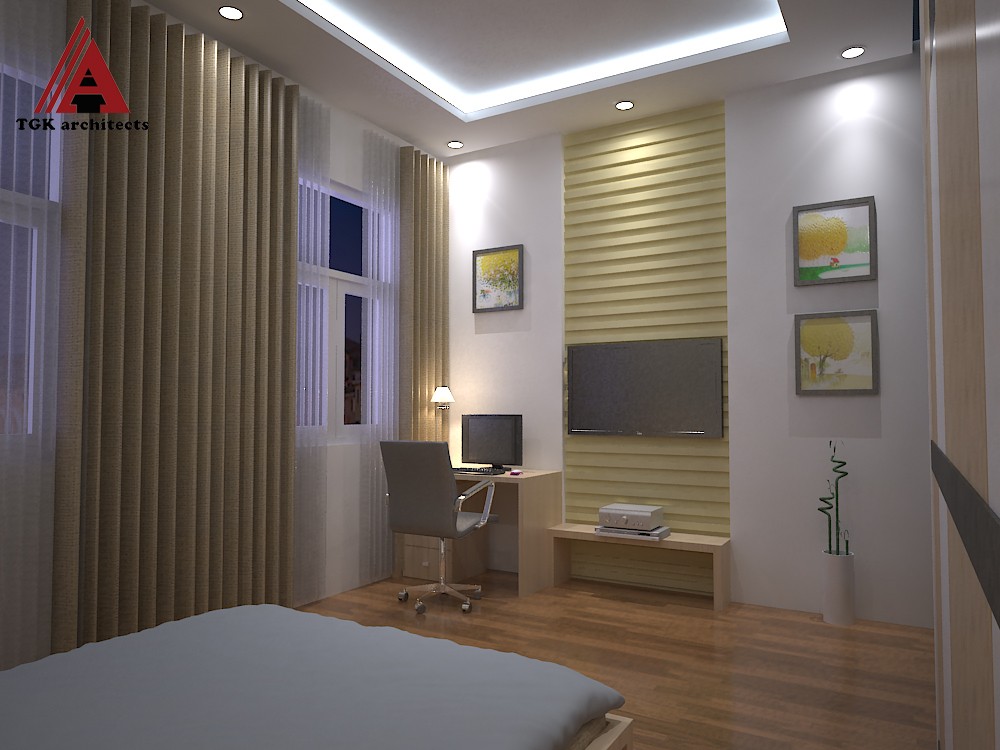 Phòng ngủ 01 nhà phố Quận 9