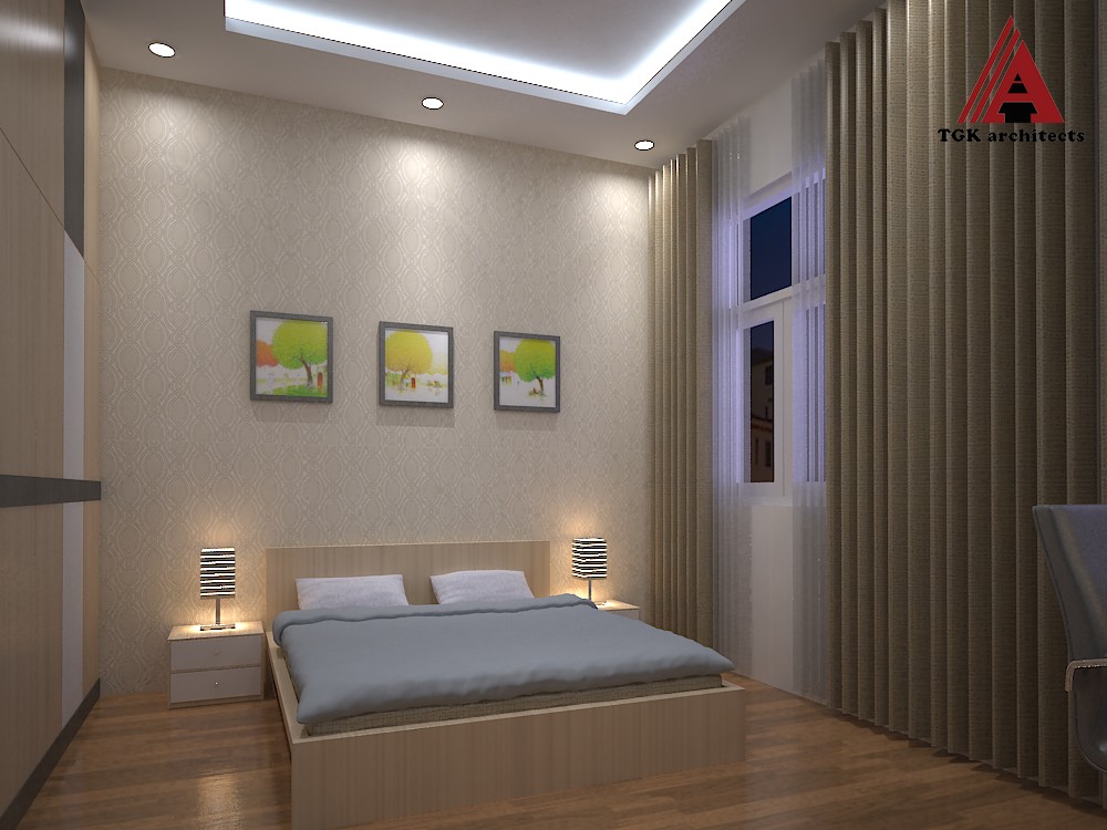 Phòng ngủ 02 nhà phố Quận 9