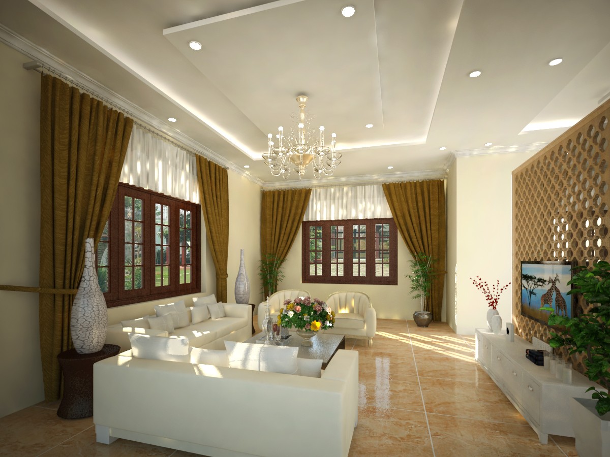 Phòng Khách biệt thự Quảng Bình